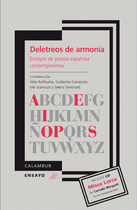 DELETREOS DE ARMONIA:ENSAYOS POESIA ESPAÑOLA CONTEMPORANEA