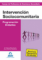 INTERVENCION SOCIOCOMUNITARIA. PROGRAMACION DIDACTICA. CUERPO DE PROFESORES DE ENSEÑANZA SECUNDARIA