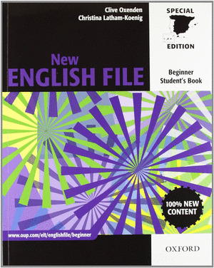 NEW ENGLISH FILE, BEGINNER. PACK STUDENT'S BOOK + WORKBOOK WITH KEY. SPAIN SPECIAL EDITION