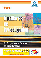 TEST AUXILIARES DE INVESTIGACION DE ORGANISMOS PUBLICOS DE INVEST