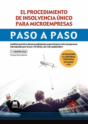 EL PROCEDIMIENTO DE INSOLVENCIA ÚNICO PARA MICROEMPRESAS. PASO A PASO