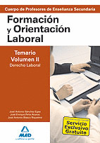 CUERPO DE PROFESORES DE ENSEÑANZA SECUNDARIA. FORMACIÓN Y ORIENTACIÓN LABORAL. T