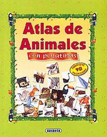 ATLAS DE ANIMALES CON PEGATINAS