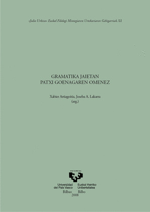 GRAMATIKA JAIETAN PATXI GOENAGAREN OMENEZ