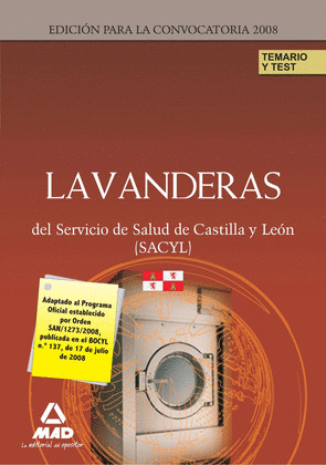 LAVANDERAS SACYL TEMARIO Y TEST 2008