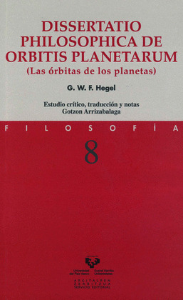DISSERTATIO PHILOSOPHICA ORBITIS PLANETARUM (ORBITAS PLANETA