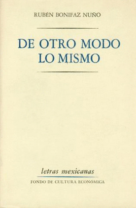 DE OTRO MODO LO MISMO