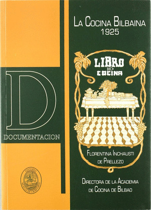 LIBRO DE COCINA. COCINA BILBAINA 1925