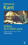 TC. CRITICA DE LA RAZON PURA
