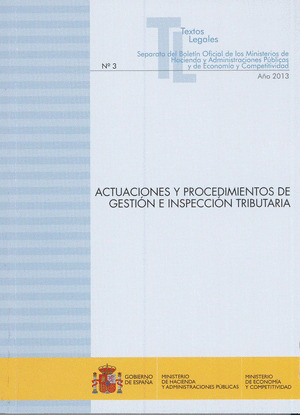 ACTUACIONES Y PROCEDIMIENTOS DE GESTIÓN E INSPECCION TRIBUTARIA