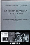 POESÍA ESPAÑOLA DE POSTGUERRA, I