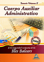 CUERPO AUXILIAR ADMINISTRATIVO DE LA COMUNIDAD AUTÓNOMA DE LAS ILLES BALEARS. TE