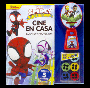 SPIDEY Y SU SUPEREQUIPO. CINE EN CASA. CUENTO Y PROYECTOR