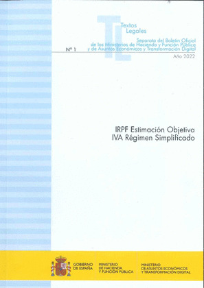 IRPF ESTIMACIÓN OBJETIVA IVA RÉGIMEN SIMPLIFICADO 2022
