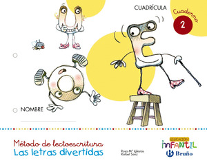 LAS LETRAS DIVERTIDAS CUADRICULA CUADERNO 2