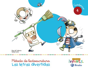 LAS LETRAS DIVERTIDAS PAUTA CUADERNO 4