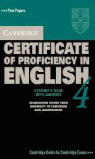 CERTIFICATE ON PROFICIENCY IN ENGLISH, 4. CAMBRIDGE