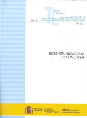 TEXTO REFUNDIDO DE LA LEY CONCURSAL
