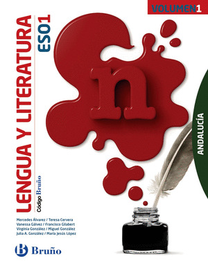 CODIGO BRUÑO LENGUA Y LITERATURA 1 ESO ANDALUCIA - 3 VOLUMENES