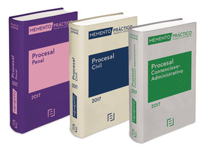 PACK MEMENTO PRACTICO PROCESAL CIVIL 2017 + MEMENTO PRACTICO PROCESAL PENAL 2017