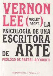 PSICOLOGÍA DE UNA ESCRITORA DE ARTE, LA