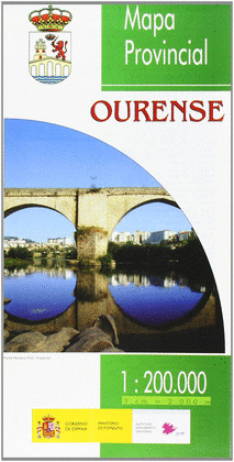MAPA PROVINCIAL DE OURENSE. ESCALA 1:200000