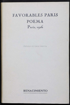 FAVORABLES PARIS POEMA