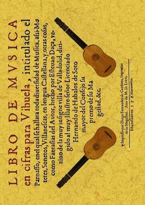 LIBRO DE MUSICA EN CIFRAS PARA VIHUELA
