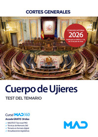 CUERPO DE UJIERES TEST CORTES GENERALES