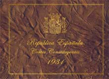 REPÚBLICA ESPAÑOLA. CORTES CONSTITUYENTES DE 1931