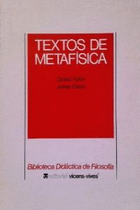 BDF10(SR). TEXTOS DE METAFISICA