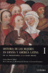 HISTORIA MUJERES EN ESPAÑA Y AMERICA LATINA I
