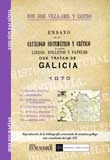 ENSAYO DE UN CATÁLOGO DE LIBROS QUE TRATAN DE GALICIA