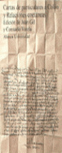 CARTAS PARTICULARES A COLÓN Y RELACIONES COETÁNEAS