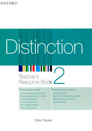 DISTINCTION 2. TEACHERŽS RESOURCE BOOK.