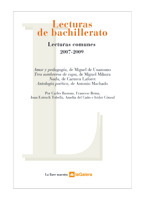 LENGUA CASTELLANA Y LITERATURA, BACHILLERATO. LECTURAS COMUNES, 2007-2009