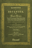 ELEMENTOS DE BOTÁNICA. TOMO I