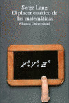 EL PLACER ESTÉTICO DE LAS MATEMÁTICAS