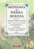 ORNITOLOGÍA DE SIERRA MORENA