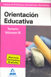 ORIENTACION EDUCATIVA, TEMARIO VOLUMEN III