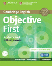 OBJECTIVE FIRST STUDENT'S BOOK WITHOUT ANSWERS WITH CD-ROM 4TH EDITION