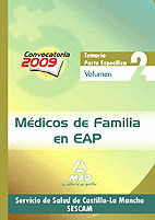 MÉDICOS DE FAMILIA EN EAP DEL SERVICIO DE SALUD DE CASTILLA-LA MANCHA (SESCAM).