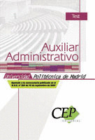 TEST OPOSICIONES AUXILIAR ADMINISTRATIVO UNIVERSIDAD POLITÉCNICA DE MADRID