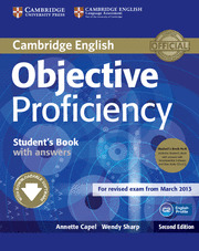 CAMBRIDGE ENGLISH OBJECTIVE PROFICIENCY, STUDENT'S BOOK PACK (STUDENT'S BOOK WITH ANSWERS WITH DOWNL