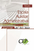 TEMARIO OPOSICIONES ESCALA-AUXILIAR ADMINISTRATIVA UNIVERSIDAD DEL PAÍS VASCO