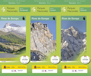 PICOS DE EUROPA. GUÍA + 3 MAPAS 1:25000