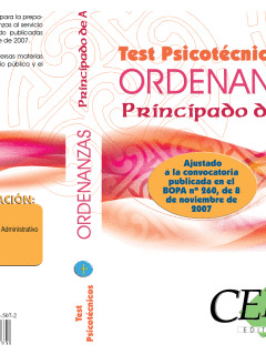 TEST PSICOTÉCNICOS OPOSICIONES ORDENANZAS. PRINCIPADO DE ASTURIAS