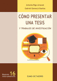 COMO PRESENTAR UNA TESIS Y TRABAJOS DE INVESTIGACION