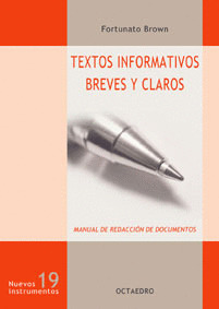 TEXTOS INFORMATIVOS BREVES Y CLAROS. MANUAL REDACCION DOCUM