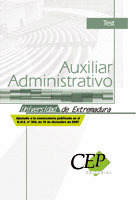 TEST OPOSICIONES AUXILIAR ADMINISTRATIVO UNIVERSIDAD DE EXTREMADURA